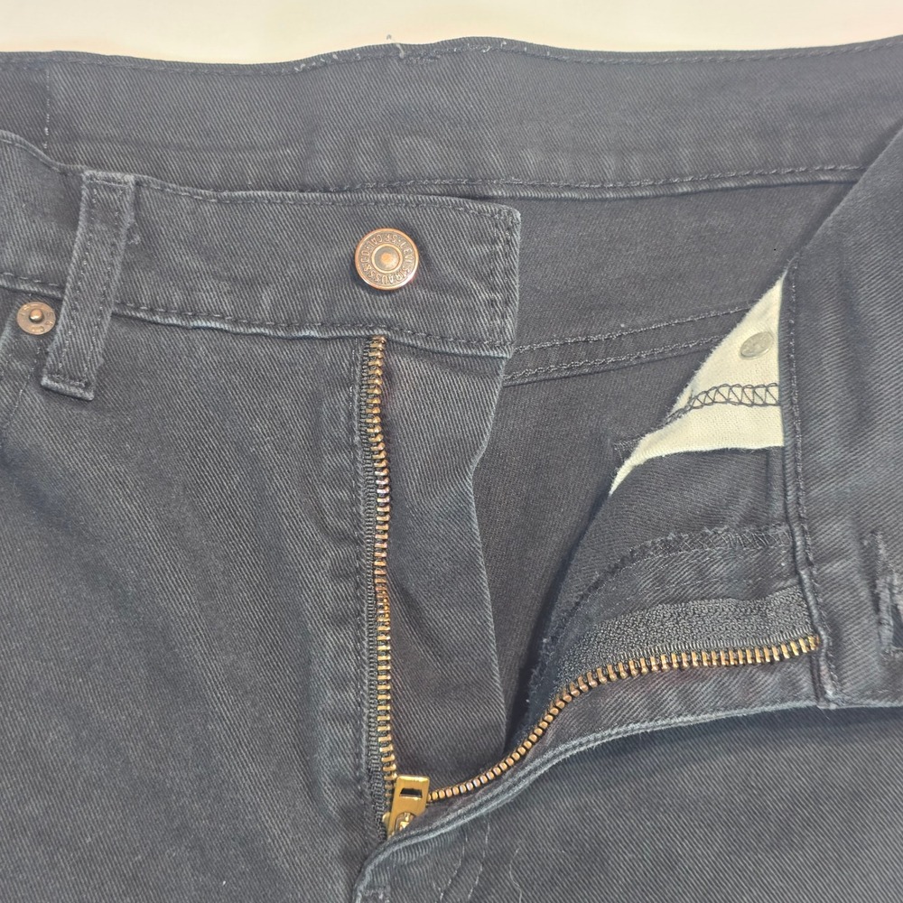 Levis 510 Skinny Fit Black Jeans Mens 33x30 Stretch Denim 05510-4173 - Picture 3 of 16